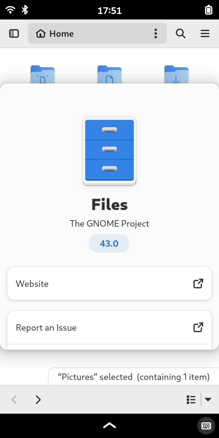 Screenshot of GNOME Files (Nautilus)
