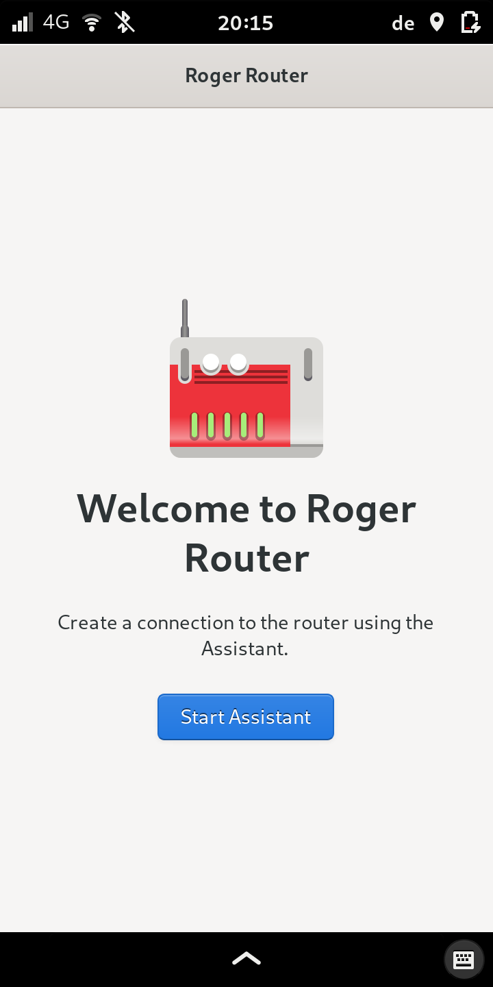 Screenshot of Roger Router