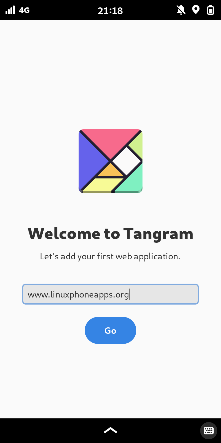 Screenshot of Tangram